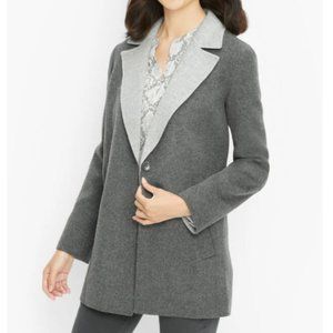 NWOT DOUBLE FACED WOOL BLEND BLAZER, Various